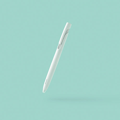 Blen - Witte balpen - Grijze as - Zwarte inkt - 0.7mm