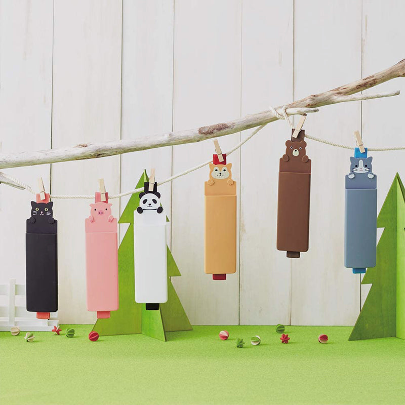 Punilabo - Boek elastiek/Pennenzak - Zwarte kat