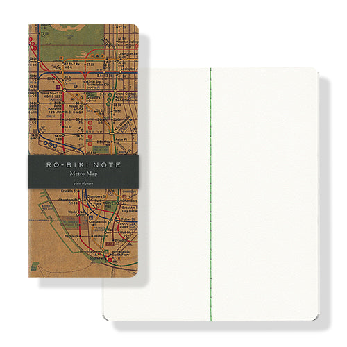 RO-BIKI NOTE - Tekenschrift - Topographical Map