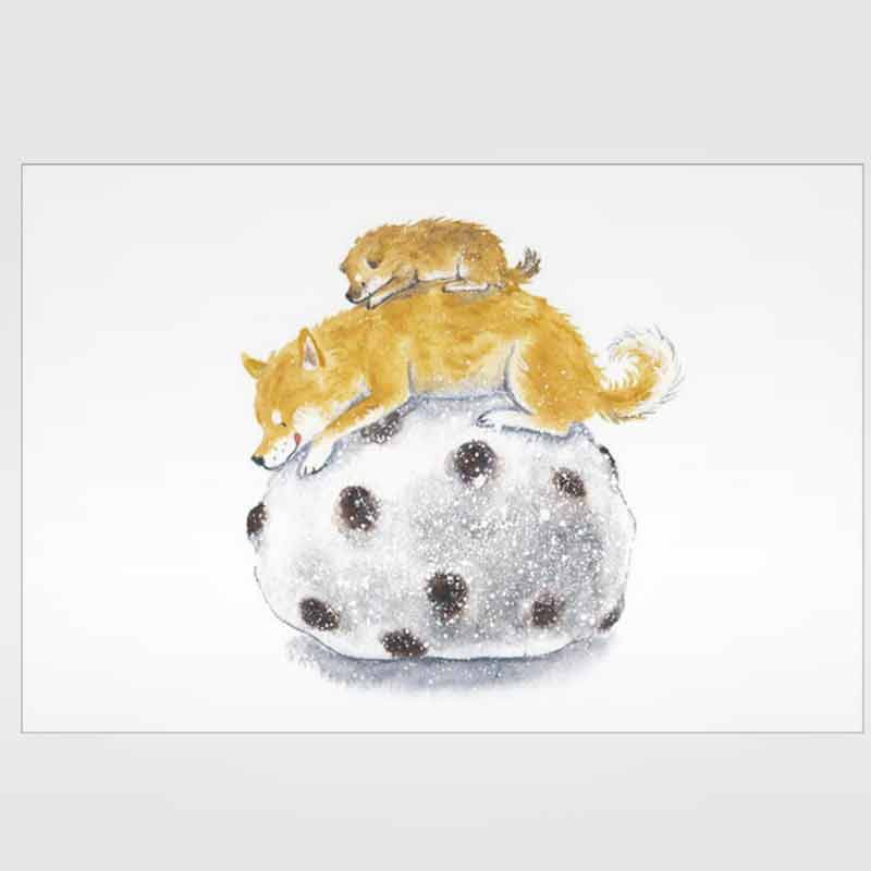 Shiba-inu to Snack - Groot daifuku