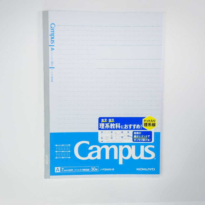 Campus Study - Schrift A - Blauw - Zachte kaft - B5