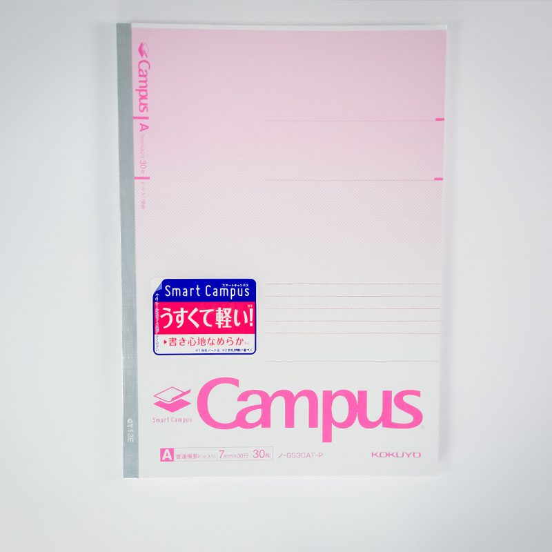 Campus Smart - Schrift A - Roze - Zachte kaft - B5