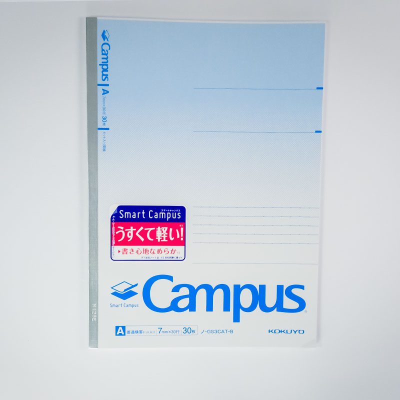 Campus Smart - Schrift A - Blauw - Zachte kaft - B5
