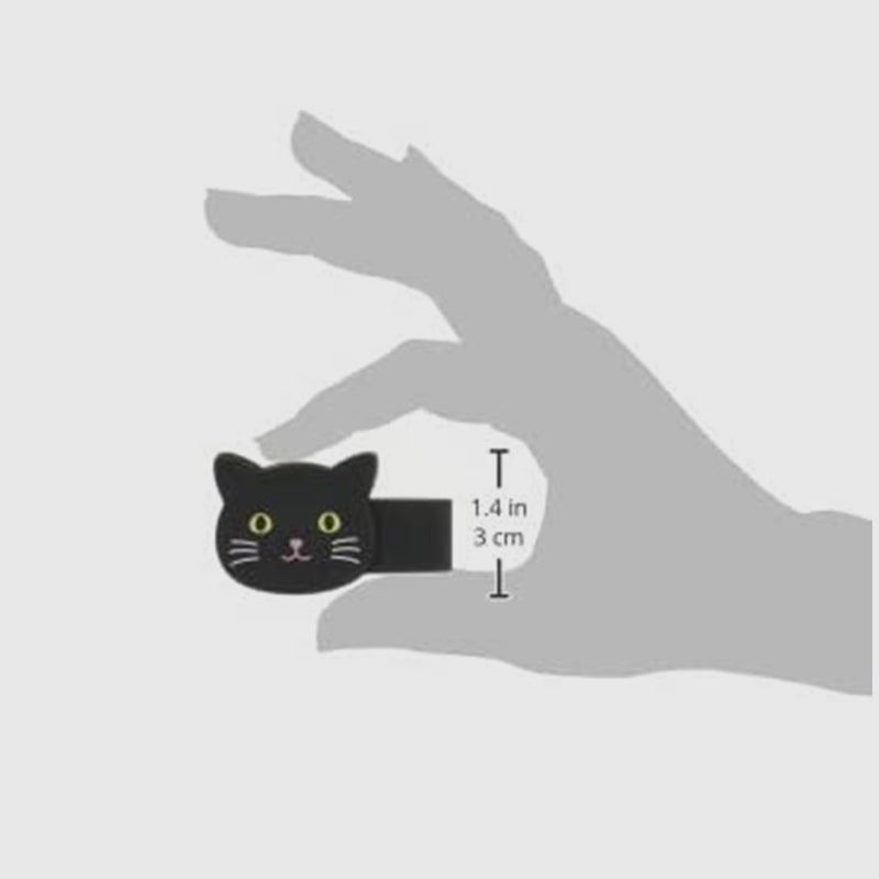 Punilabo - Magneet clip - Zwarte kat