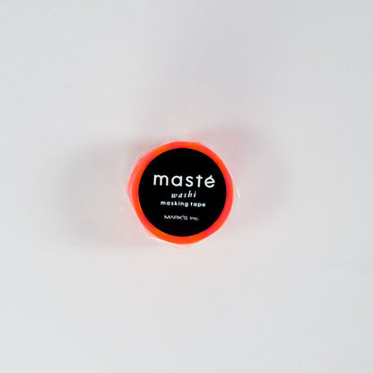 Masté - Basic Neon - Oranje wit stippen